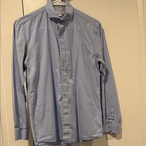 Isaac Mizrahi Boy’s Light Blue Button-Up Shirt